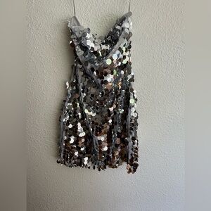 12th tribe sequin mini dress